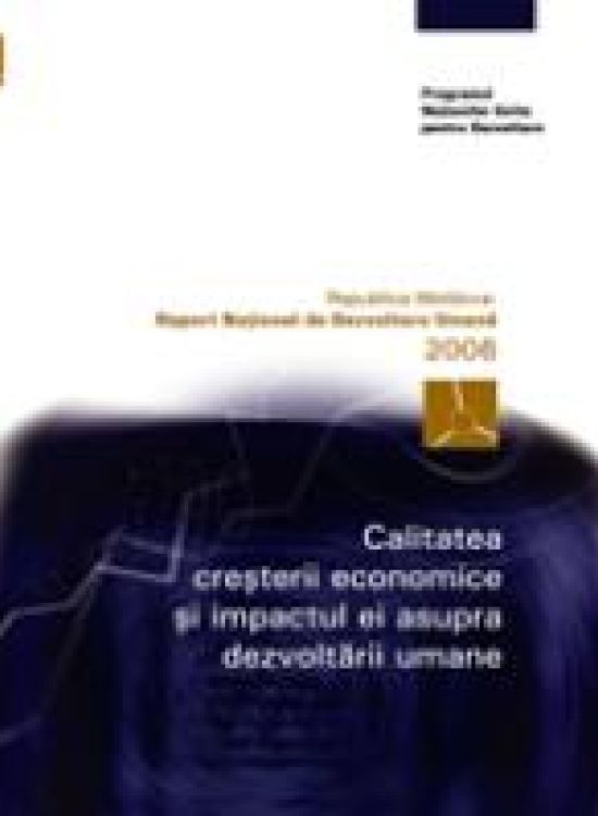 Publication report cover: Quality of Economic Growth and its Impact on Human Development