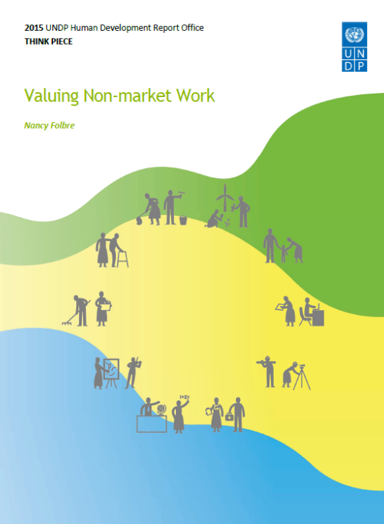 Publication report cover: Valuing Non-market Work