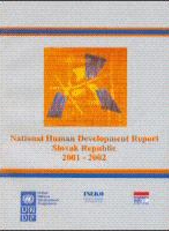 Publication report cover: 2001-2002 NHDR Slovak Republic