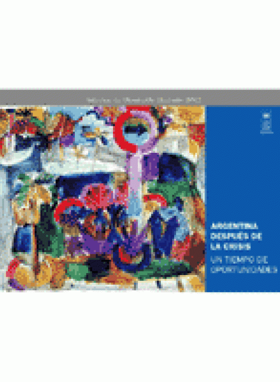 Publication report cover: Informe de Desarrollo Humano 2005