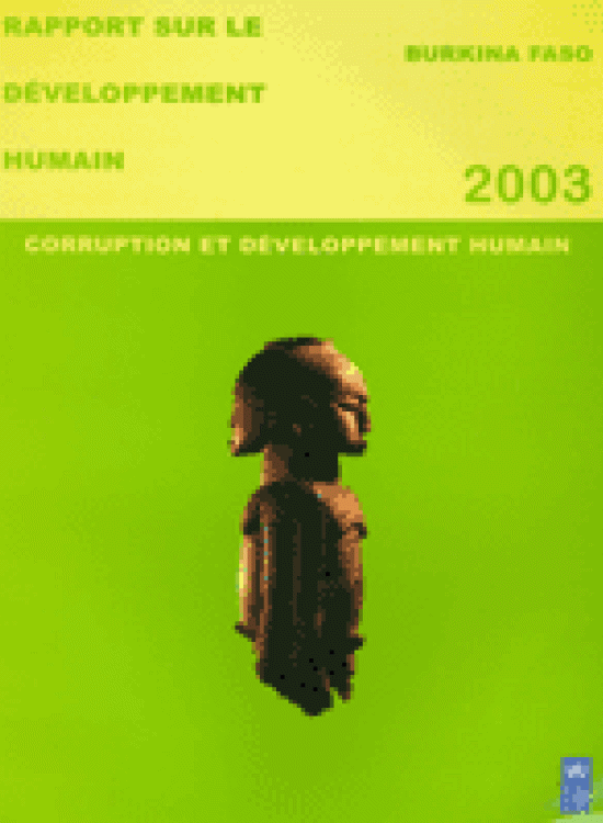 Publication report cover: Corruption and Human Development