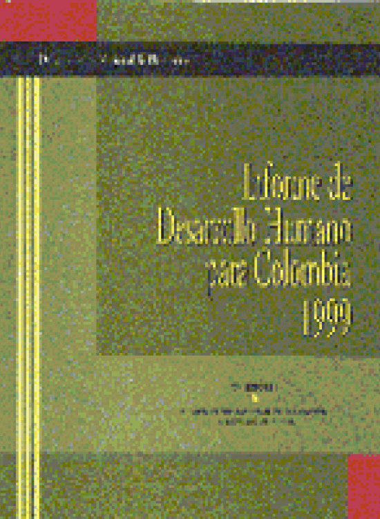 Publication report cover: Violence and Human Development Colombia