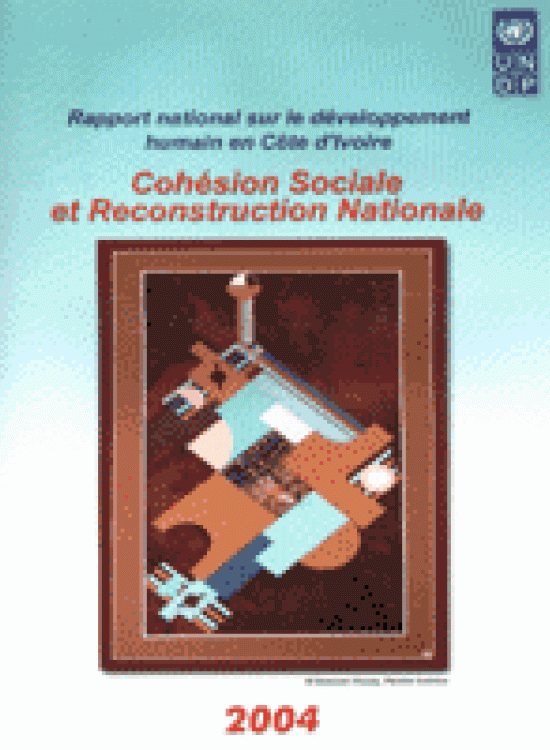 Publication report cover:  Social cohesion and national reconstruction
