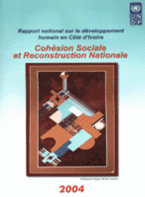 Publication report cover: Social cohesion and national reconstruction