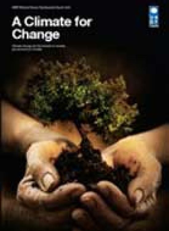 Publication report cover: A Climate for Change