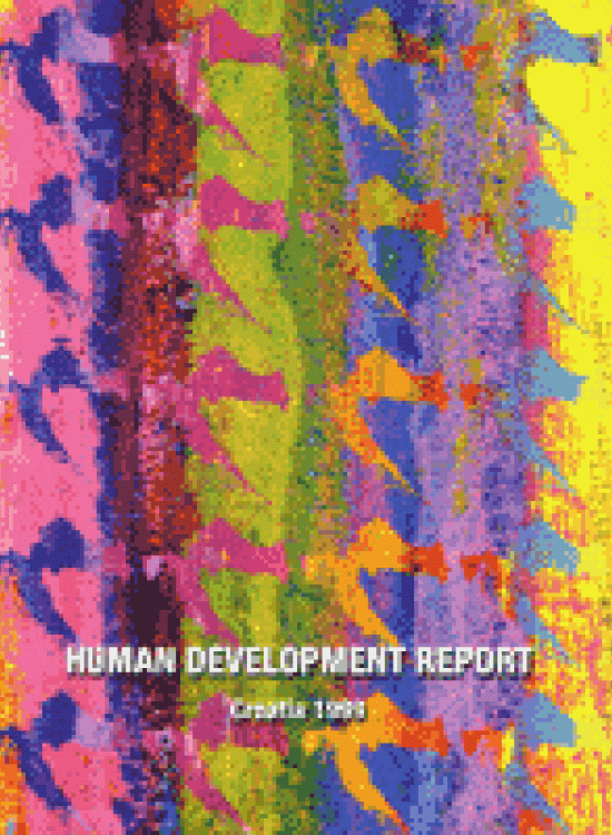 Publication report cover: National Human Development Report - Croatia 1999