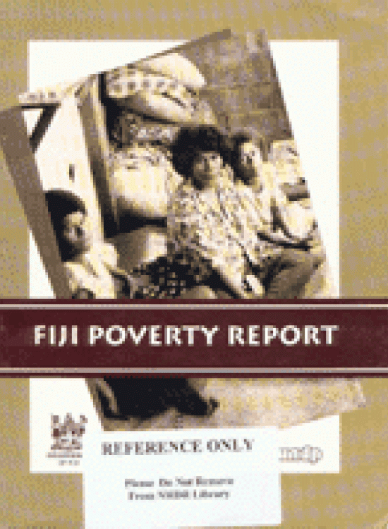 Publication report cover: General Human Development Report Fiji 1997