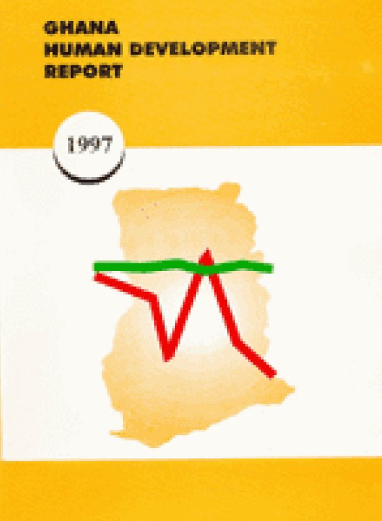 Publication report cover: Ghana NHDR 1997