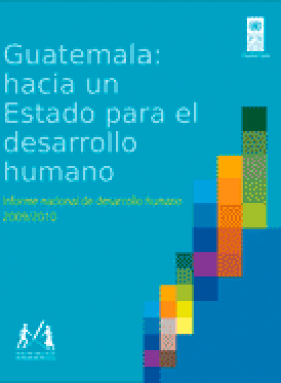 Publication report cover: Hacia un Estado para el desarrollo humano