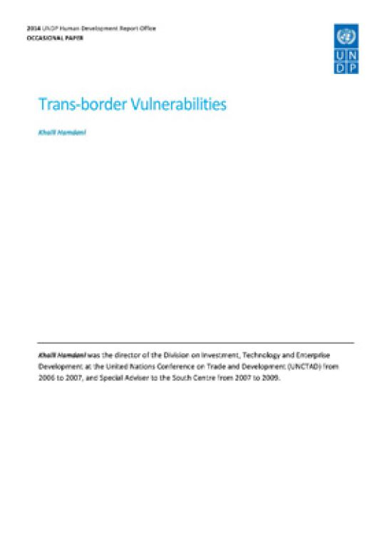 Publication report cover: Trans-border Vulnerabilities