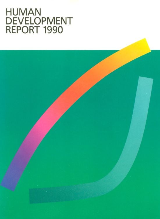 Publication report cover: Human Development Report 1990