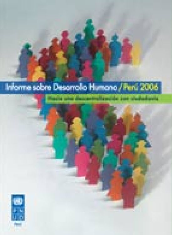 Publication report cover: Hacia una descentralización con ciudadanía