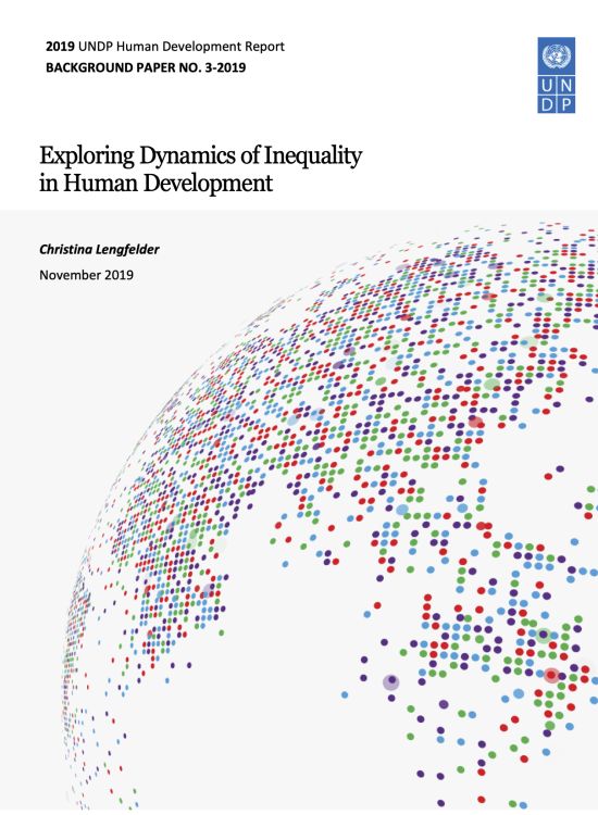 Publication report cover: Exploring Dynamics of Inequality in Human Development