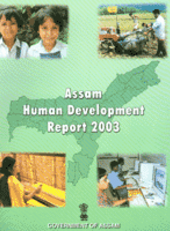 Publication report cover: Assam Human Development Report 2003