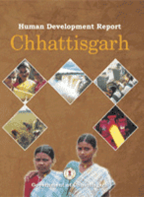 Publication report cover: Chhattisgarh Human Development Report 2005