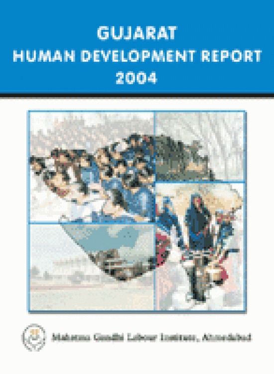 Publication report cover: Gujarat Human Development Report 2004