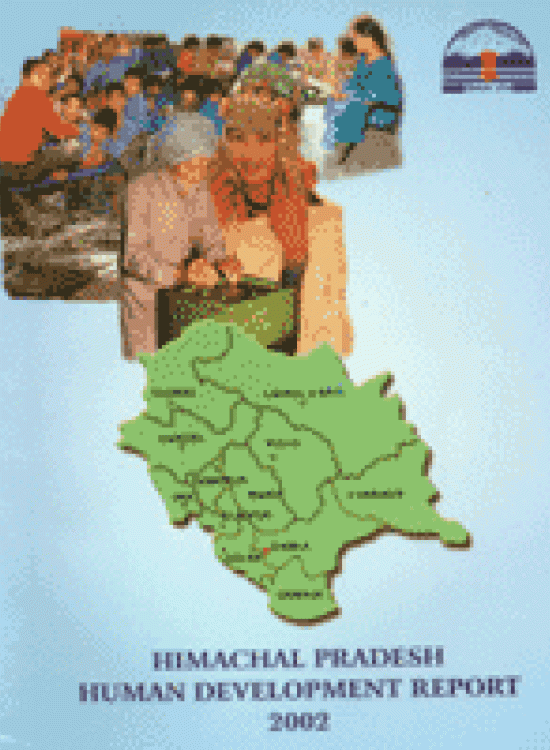 Publication report cover: Himachal Pradesh Human Development Report 2002