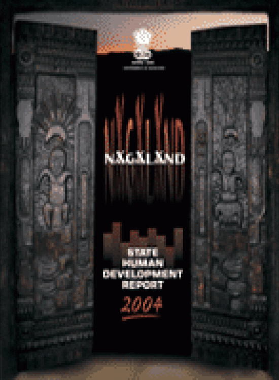 Publication report cover: Nagaland State Human Development Report 2004