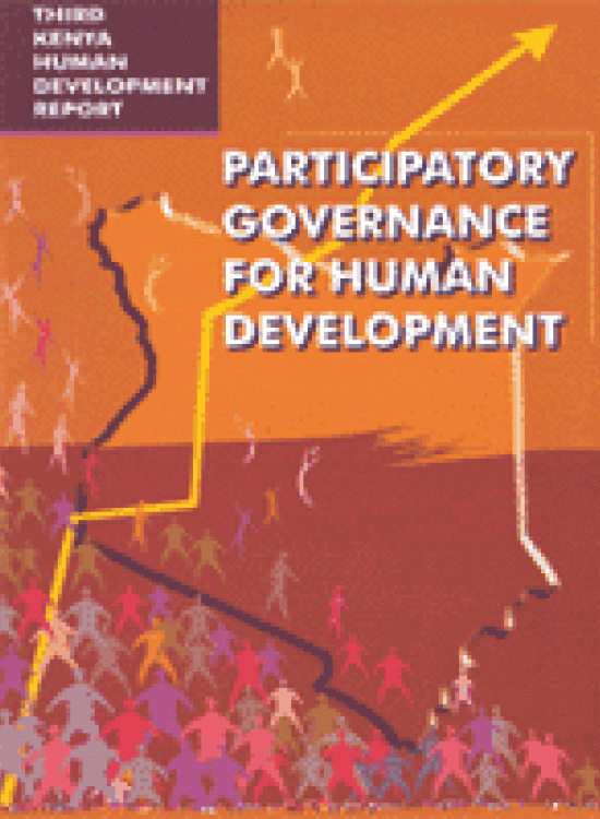 Publication report cover: Participatory Governance for Human Development