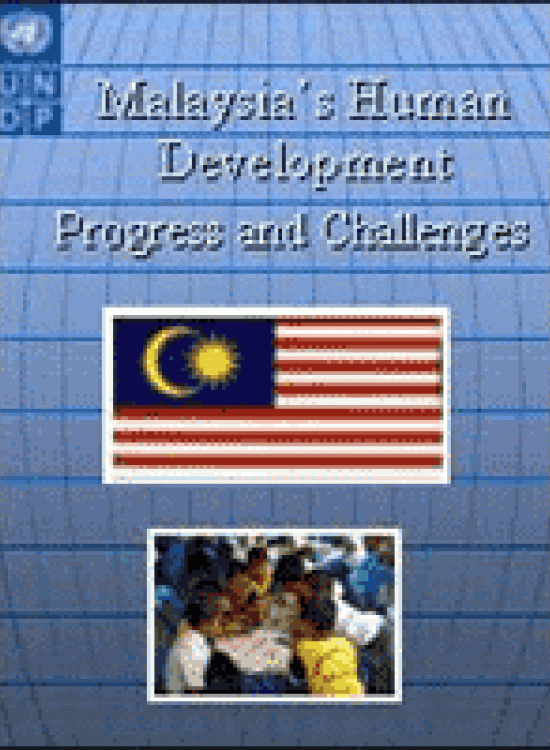 Publication report cover: Malaysia's Human Development