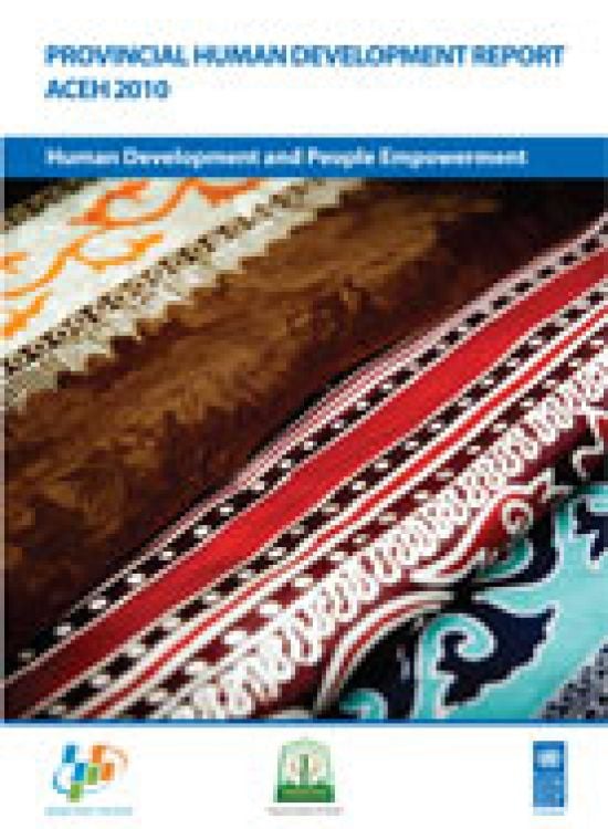 Publication report cover: Provincial Human Development Report Aceh
