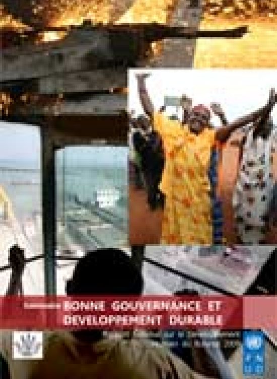 Publication report cover: Bonne gouvernance et développement durable