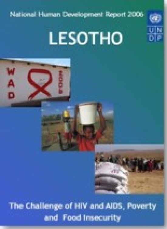 Publication report cover: Challenges of Poverty, HIV/AIDS and Food Insecurity