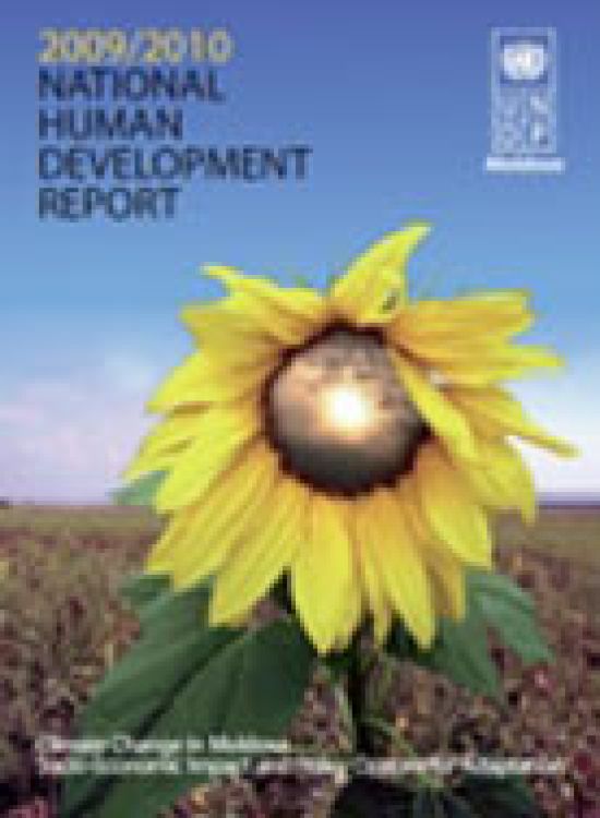 Publication report cover: Climate Change in Moldova