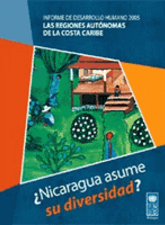 Publication report cover: Informe de Desarrollo Humano 2005 de la Costa Caribe nicaragua