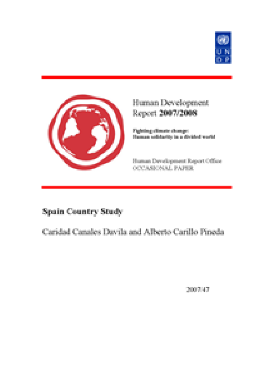 Publication report cover: Spain Country Study