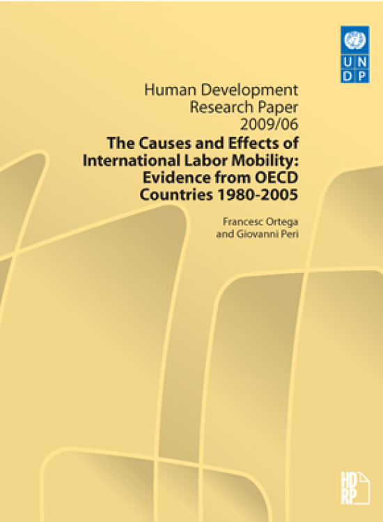 Publication report cover: The Causes and Effects of International Labor Mobility