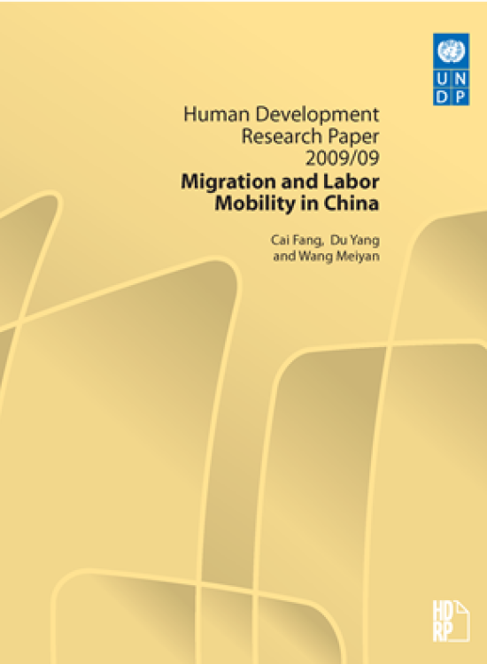 Publication report cover: Migration and Labor Mobility in China