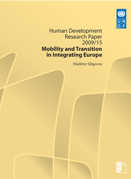 Publication report cover: Mobility and Transition in Integrating Europe