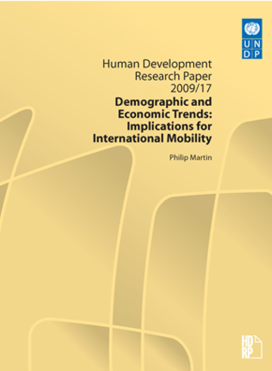 Publication report cover: Demographic and Economic Trends