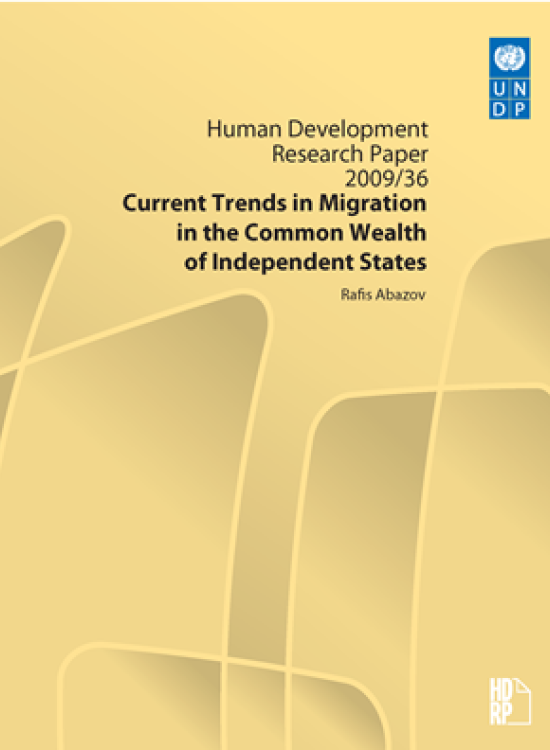 Publication report cover: Current Trends in Migration in the Common Wealth of Independent States