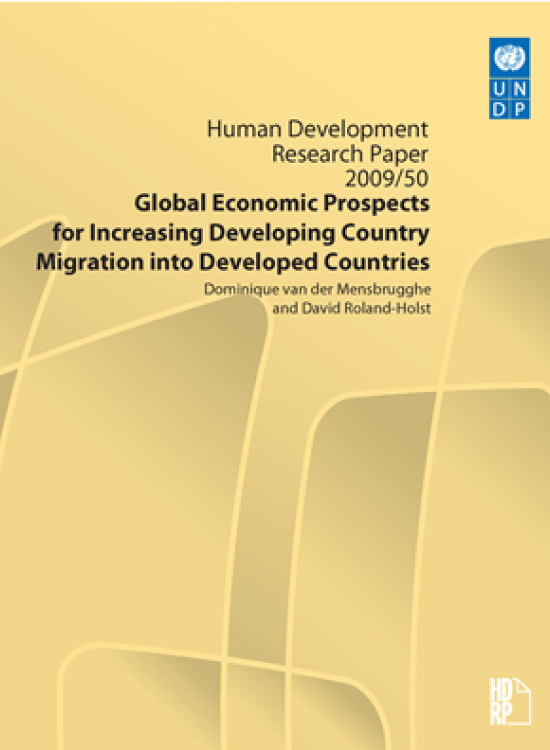 Publication report cover: Global Economic Prospects for Increasing Developing Country Migration into Developed Countries
