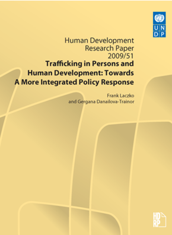Publication report cover: Tracking in Persons and Human Development