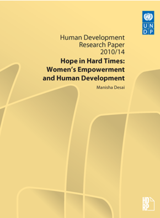 Publication report cover: Hope in Hard Times