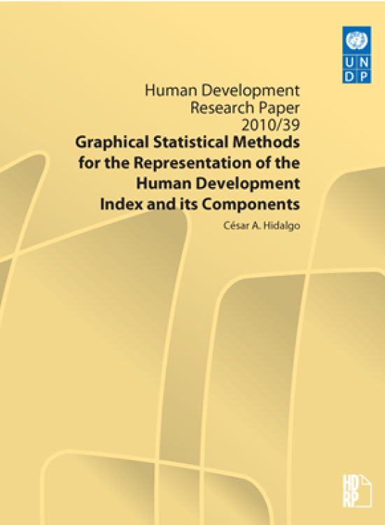 Publication report cover: Graphical Statistical Methods for the Representation of the Human Development Index and its Components