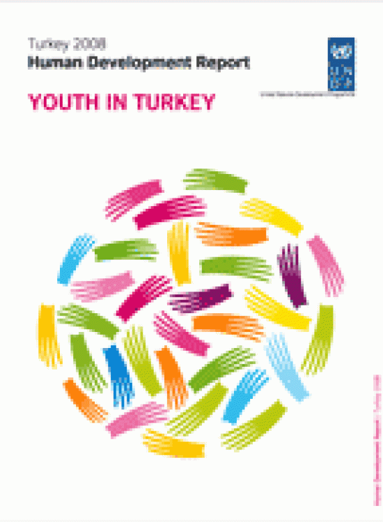 Publication report cover: Youth in Turkey
