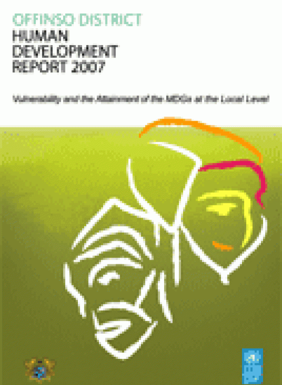 Publication report cover: Vulnerability and the Attainment of the MDGs at the Local Level - Offinso