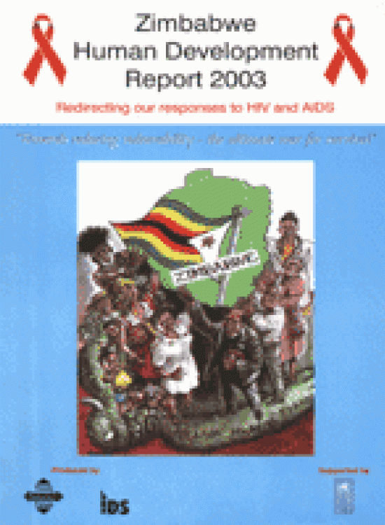 Publication report cover: Redirecting our responses to HIV/AIDS: The Ultimate War for Survival