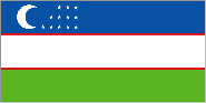 Flag for UZB