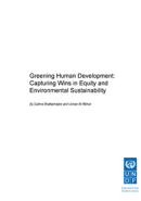 Greening Human Development