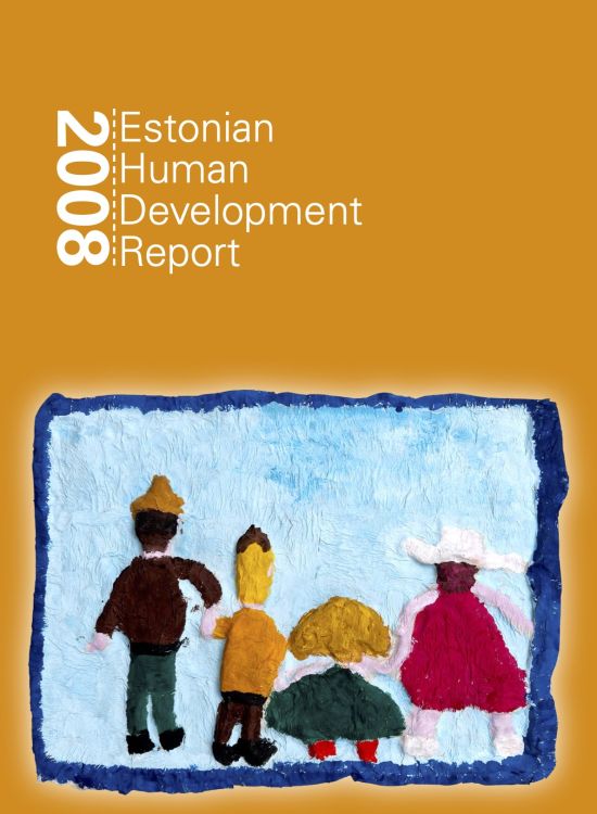 Publication report cover: National Human Development Report Estonia: 2008