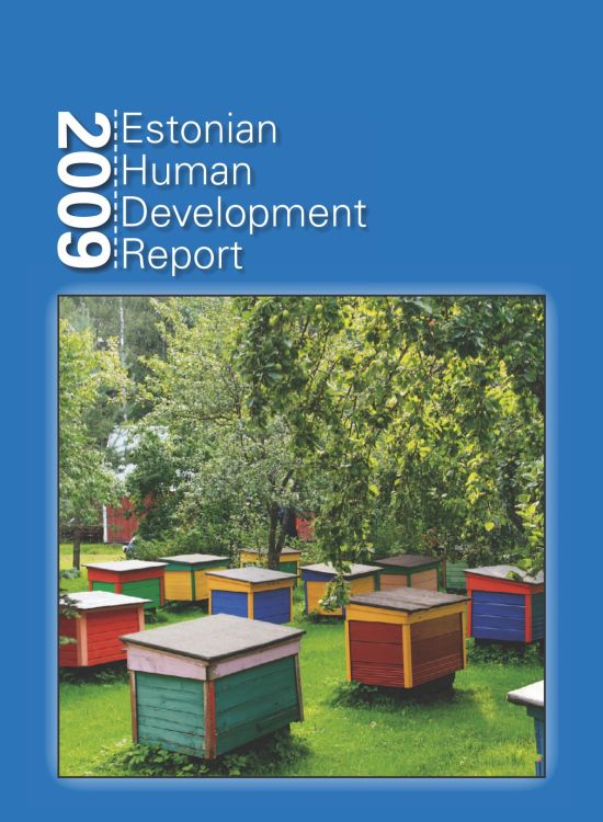 Publication report cover: National Human Development Report Estonia: 2009