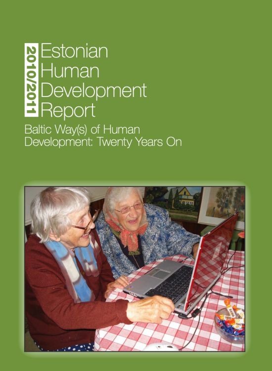 Publication report cover: National Human Development Report Estonia: 2010/2011