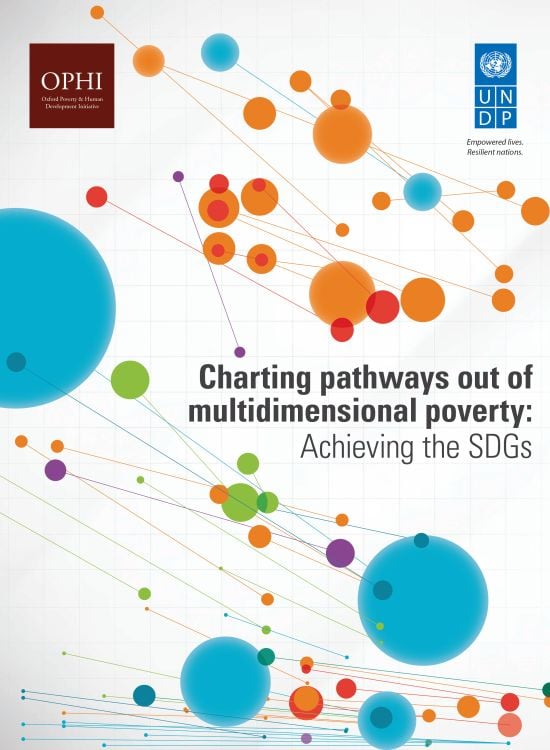 Publication report cover: 2020 Global Multidimensional Poverty Index (MPI)