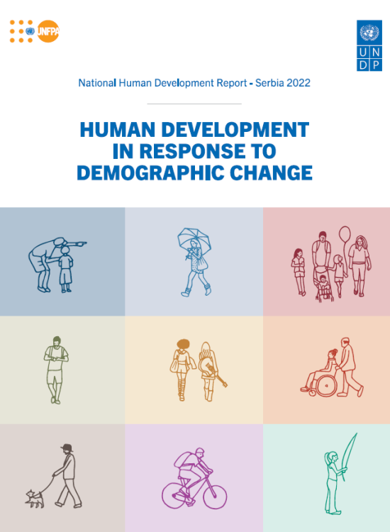 Publication report cover: Serbia National Human Development Report 2022