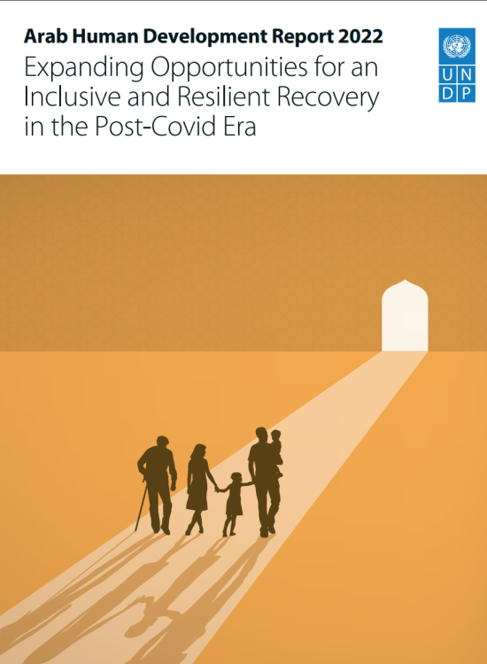 Publication report cover: Arab Human Development Report 2022